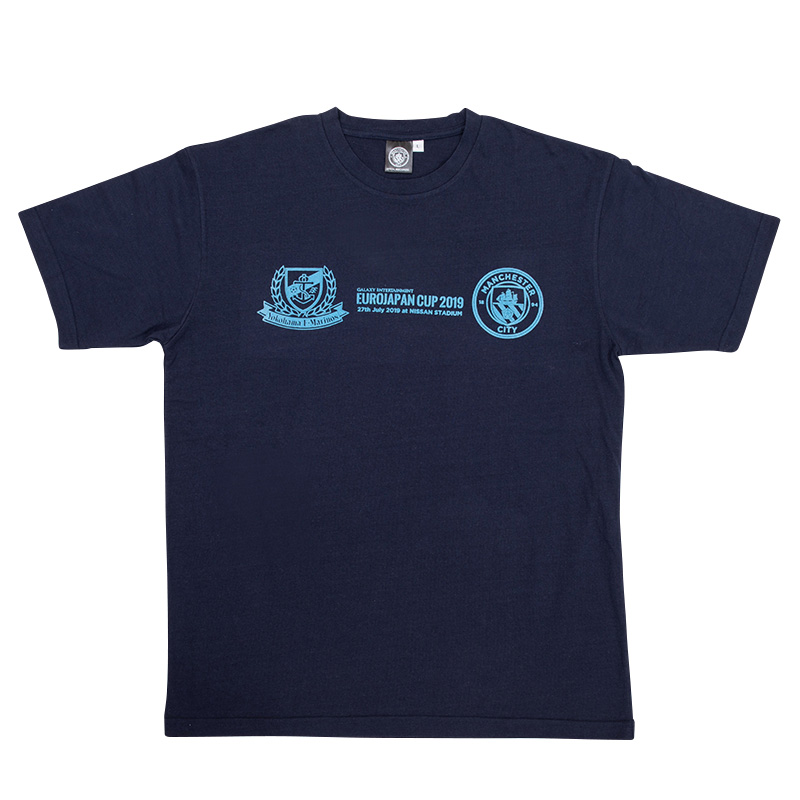 ☆新品☆ マンチェスターシティ 横浜マリノス コラボ Tシャツ Lサイズ レア 横浜F・マリノス マンチェスター・シティ 大会記念デザインT
