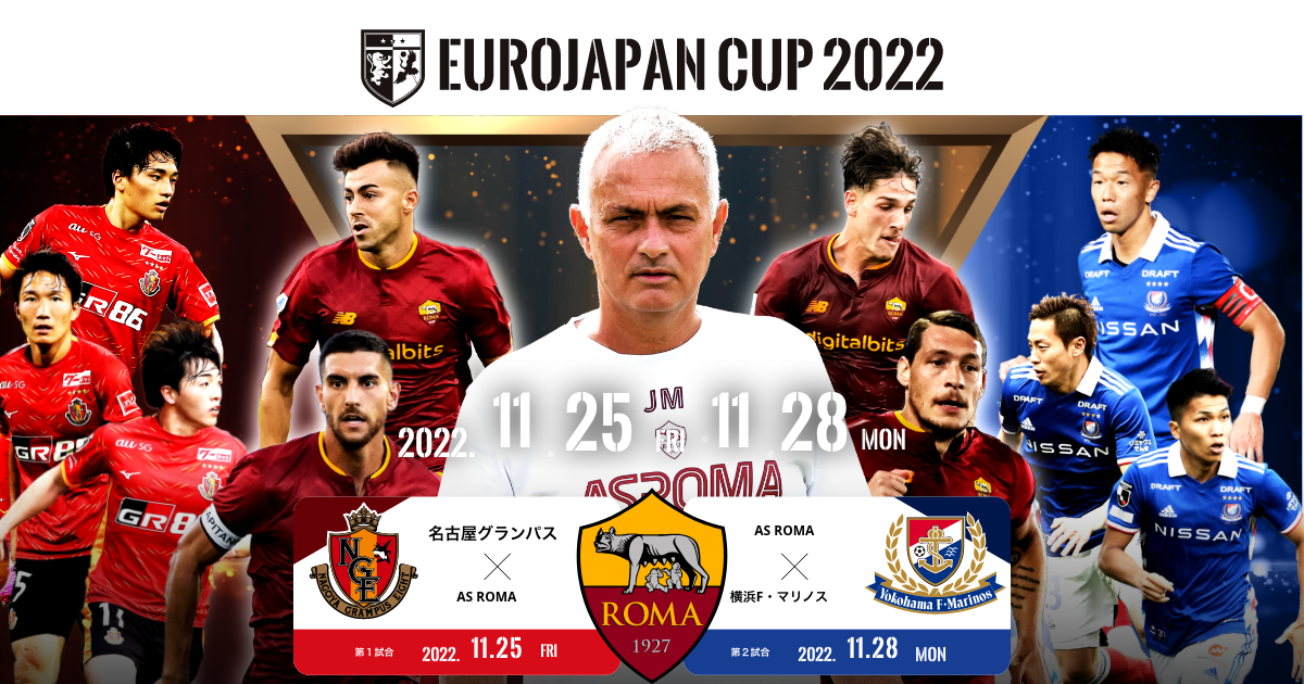 Asローマ来日メンバー発表 サッカー Eurojapan Cup